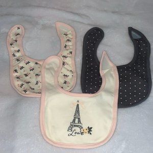 Hudson Baby 3 Pack Baby Bibs NWT